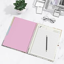 Rimilak Spiral Clipboard Folio with Refillable