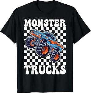 Monster Truck Birthday for Toddlers Youth & Adults T-Shirt