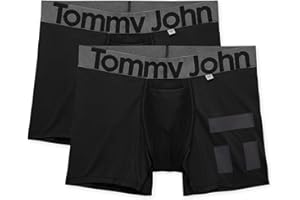 Tommy John Men’s Underwear, 360 Sport Trunks Hammock Pouch, Short 4" Inseam, Moisture Wicking Underwear, Breathable Waistband