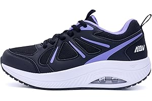 AOV Women Arch Support Walking Shoes Orthotic Sneakers for Plantar Fasciitis Foot and Heel Pain Relief Tennis Shoes