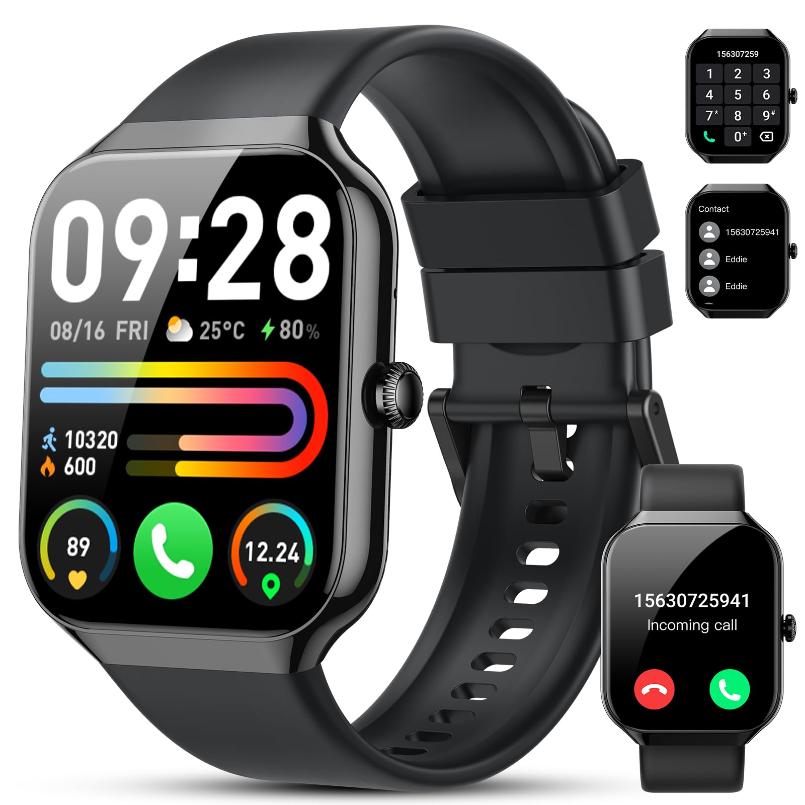 Smart Watch for Men Women Answer/Make Calls, 1.96