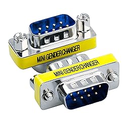 abcGoodefg 9 Pin RS-232 DB9 Male to Male Female to