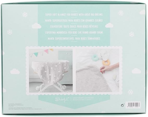 Manta super suave Mr. Wonderful para bebés- con pingüinos