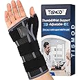 TISMOD Carpal Tunnel Wrist Brace with Thumb Support,Adjustable Thumb Spica Splint Right Left Hand,Wrist Guard for Arthritis,Tendonitis,Pain,syndrome,De Quervain's Tenosynovitis Women & Men
