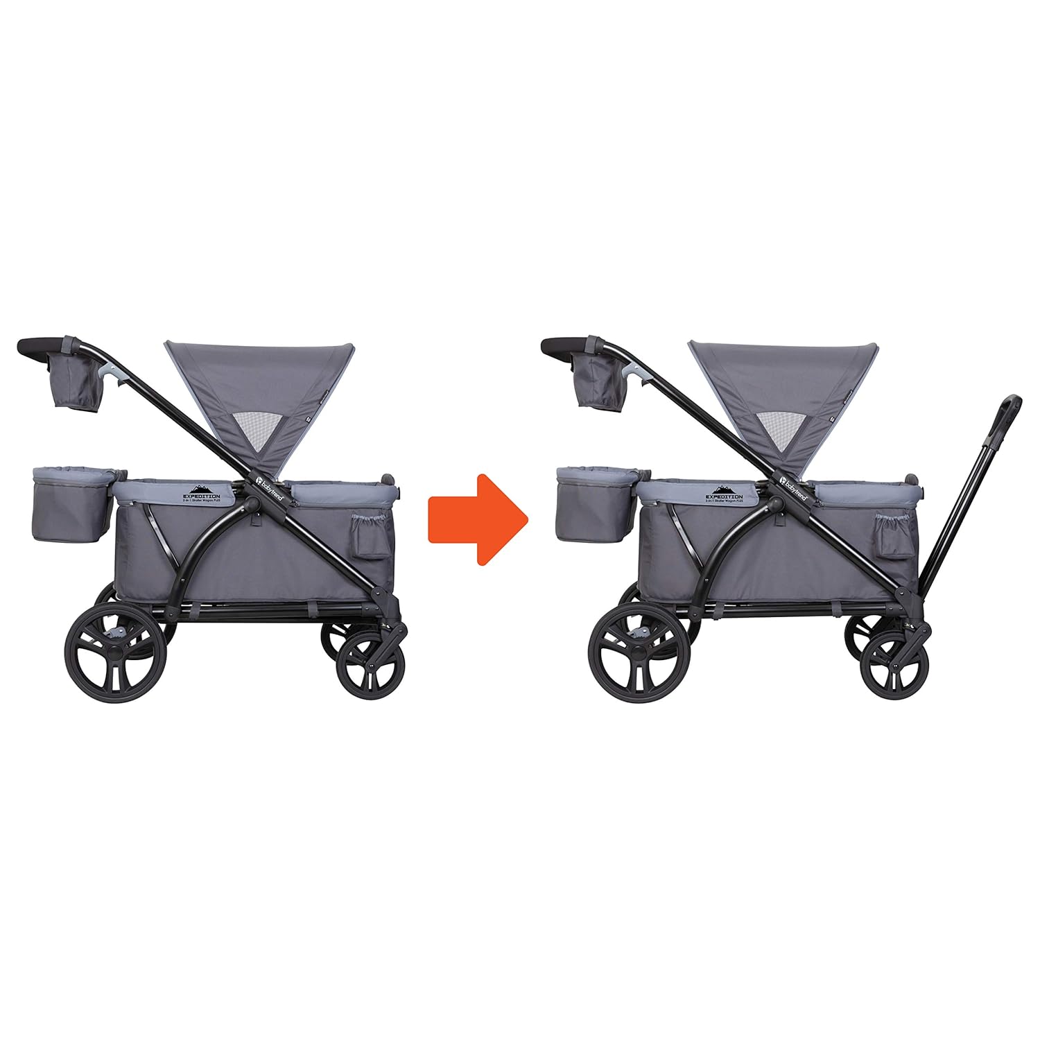 Buy Baby Trend Expedition 2 In 1 Stroller Wagon Plus Ultra Grey Online At Low Prices In India Amazon In