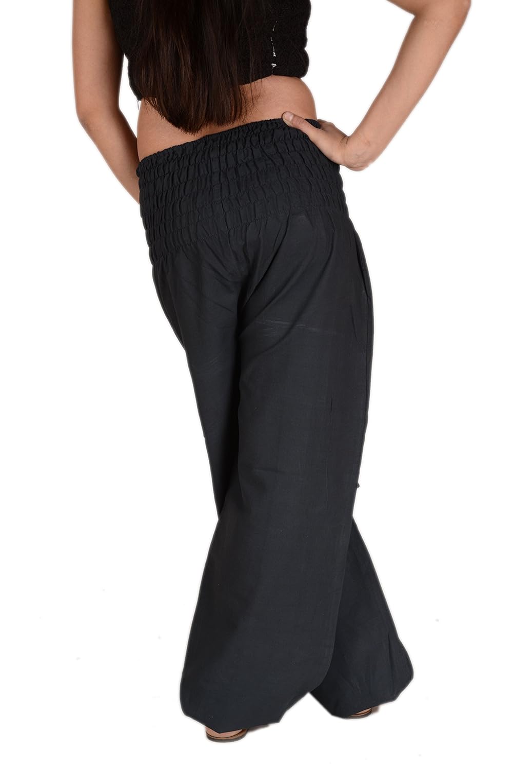 sns yoga women's cotton lounge / yoga pants with pockets