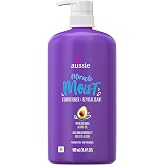 Aussie For Dry Hair Paraben-Free Miracle Moist Conditioner With Avocado &amp; Jojoba, 30.4 Fluid Ounce, 4 Count
