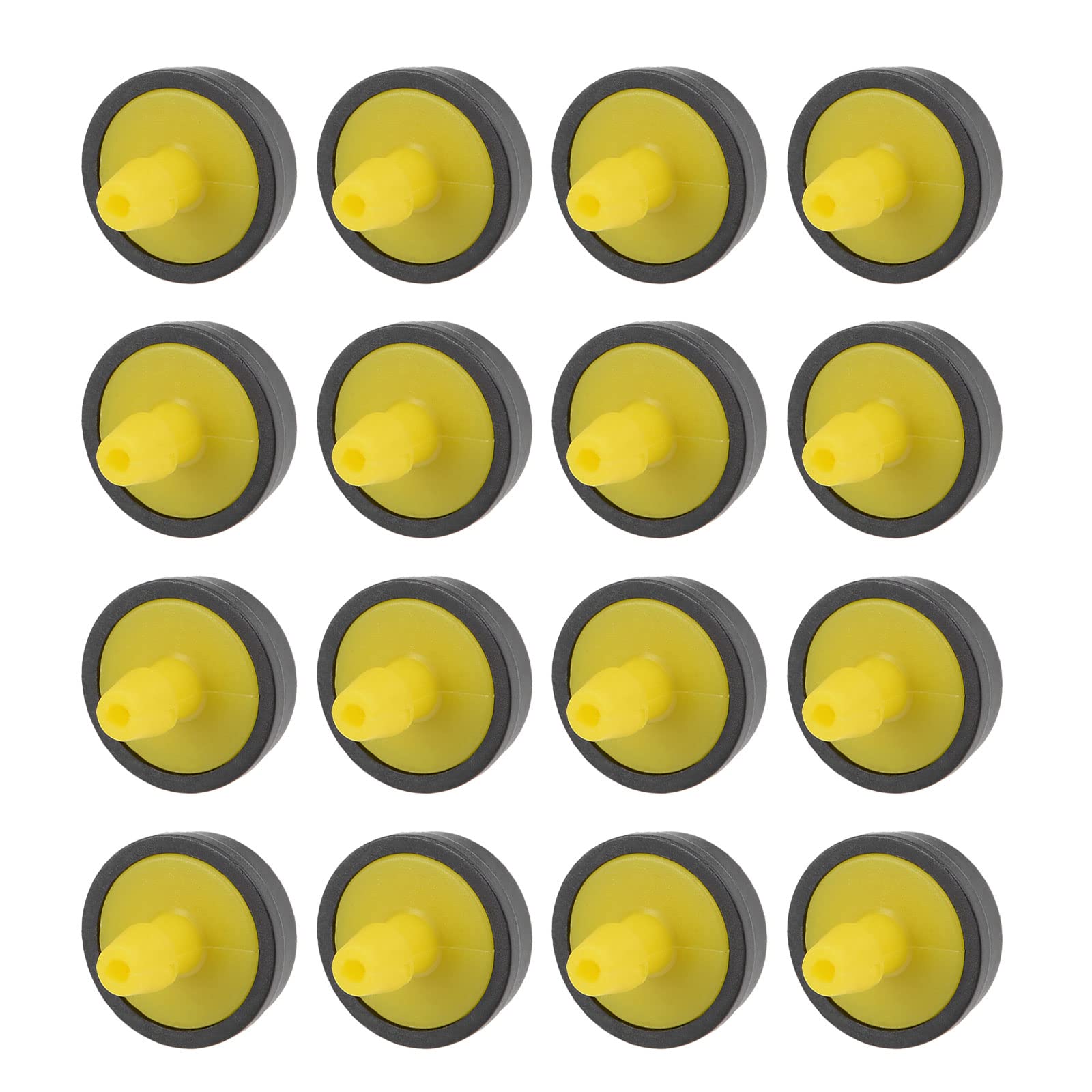 METALLIXITY Pressure Compensating Dripper, (5 Gallon Per Hour) 50Pcs, Plastic Irrigation Drip Emitters - for Watering Garden Lawn Plants, Yellow