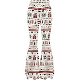 Xernghsao Women's 70S Yoga Pants Flare Ladies Hippie Flower Flared | Leggings, Athletic Leggings, High-Waisted Workout Pants, Loose Fit, Disco Style, Stretch Fabric, Yoga, Fitness, Sports