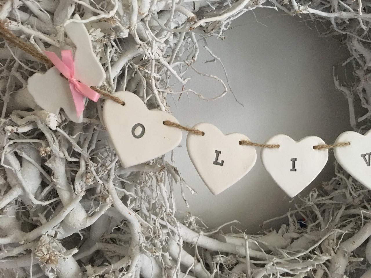 baby name bunting for nursery