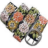 Peruvian Embroidered Belt for Women, Wool, Handmade, Fair Trade - Vintage Blossom Black Base