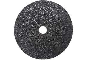 Mercer Industries 408016 Silicon Carbide Cloth Floor Sanding Edger Discs, 7" x 7/8" Hole, Grit 16X (50 Pack)