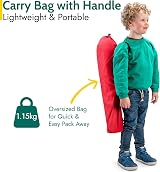 Trail Outdoor Leisure Eagle Kids Camping Chair Red 58x36x36cm 50kg view 6