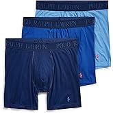Polo Ralph Lauren Underwear Men's 4D Flex Cotton Modal Boxer Briefs 3 Pack