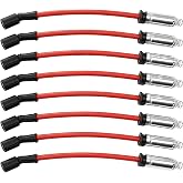 HiSport 88894393 Spark Plug Ignition Wire Set Wires Sets 10.5MM | Compatible with Chevy GMC Avalanche Silverado LS1 4.8 5.3 6.0L 1999-2006