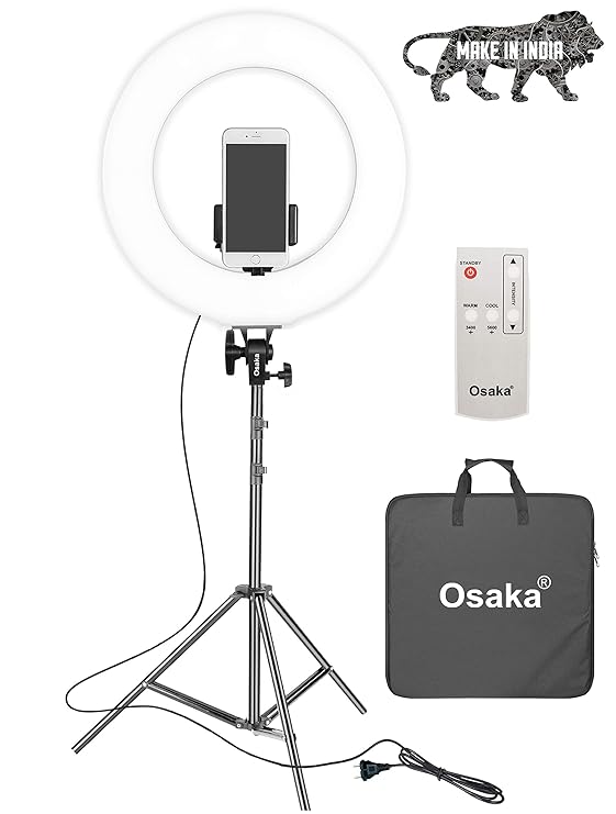 Buy Osaka 18 Inches LED Ring Light 65W Adjustable Color Temperature