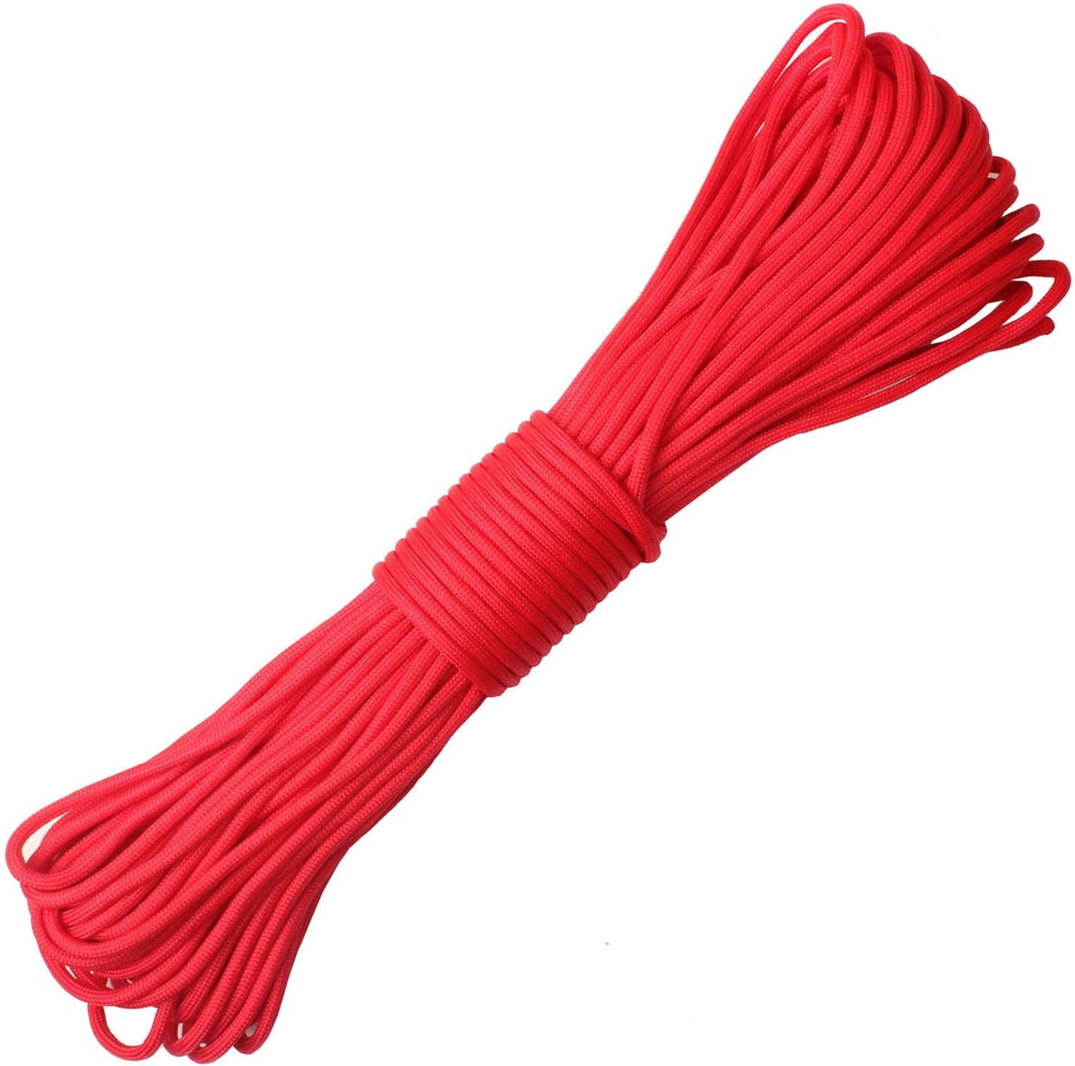 Paracord 9 Core 550 Parachute Cord Camping Rope 100FT (red, 100feet)