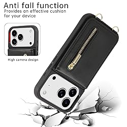 Jcxtrombulous Crossbody Wallet Case for iPhone 17