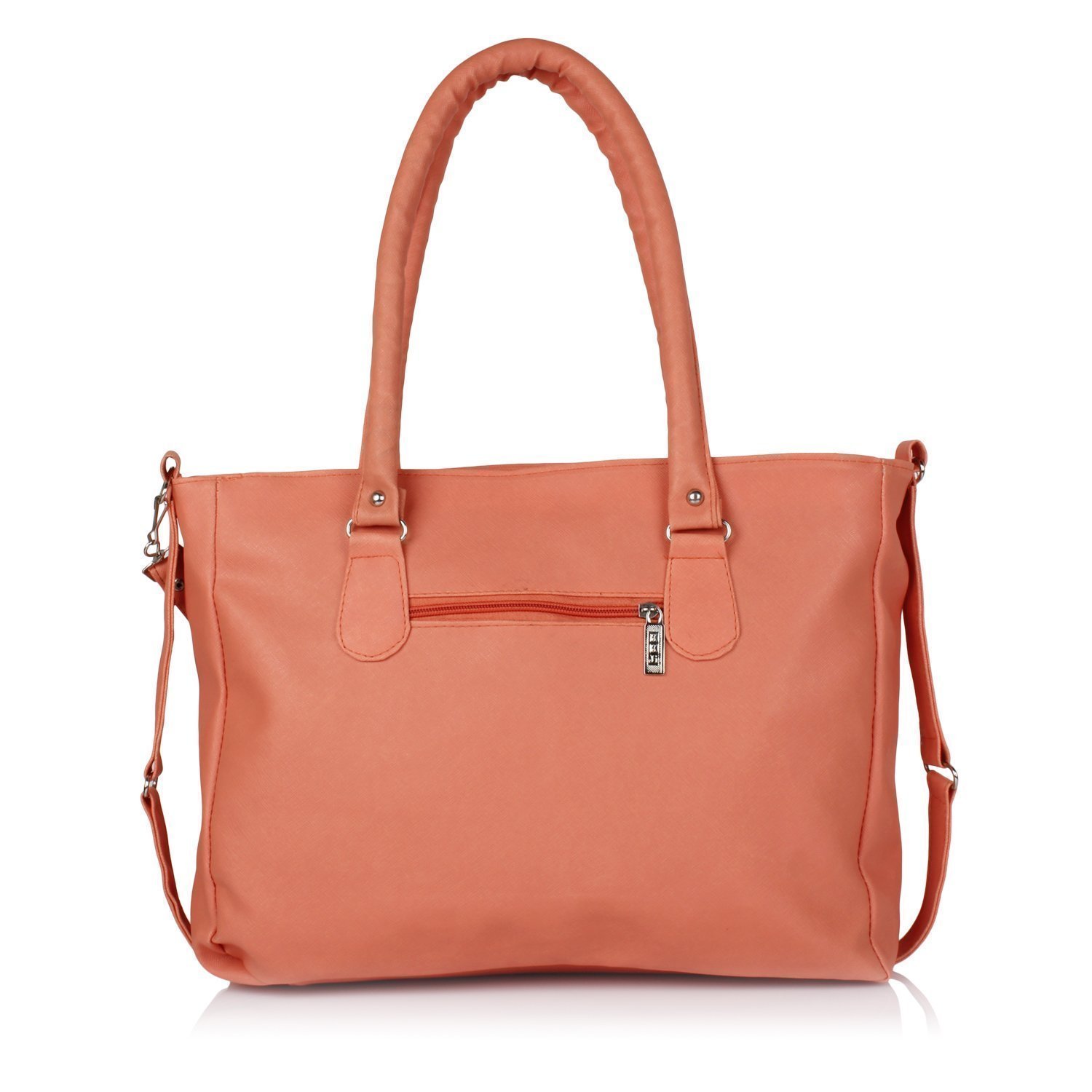 jspm women's handbag and wallet clutch special (combo offer) (peach)