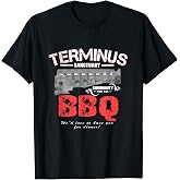 Go Out Adult Terminus BBQ Funny Zombie Apocalypse T-Shirt