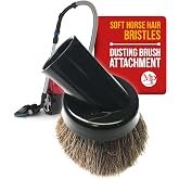 MP Maresh Products Dust Brush Attachment - Soft Bristle Cleaning Brush | Compatible with 1 1/4" Shop Vac, Eureka, Hoover, Central Vacuum System, Ceiling Fan Cleaner Duster, Household Vacuum Cleaners