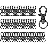 Swivel Snap Hooks Premium Metal Lobster Claw Trigger Clasps for Lanyard Keychain Rings Bag Purse Tag Jewelry Making DIY Crafts