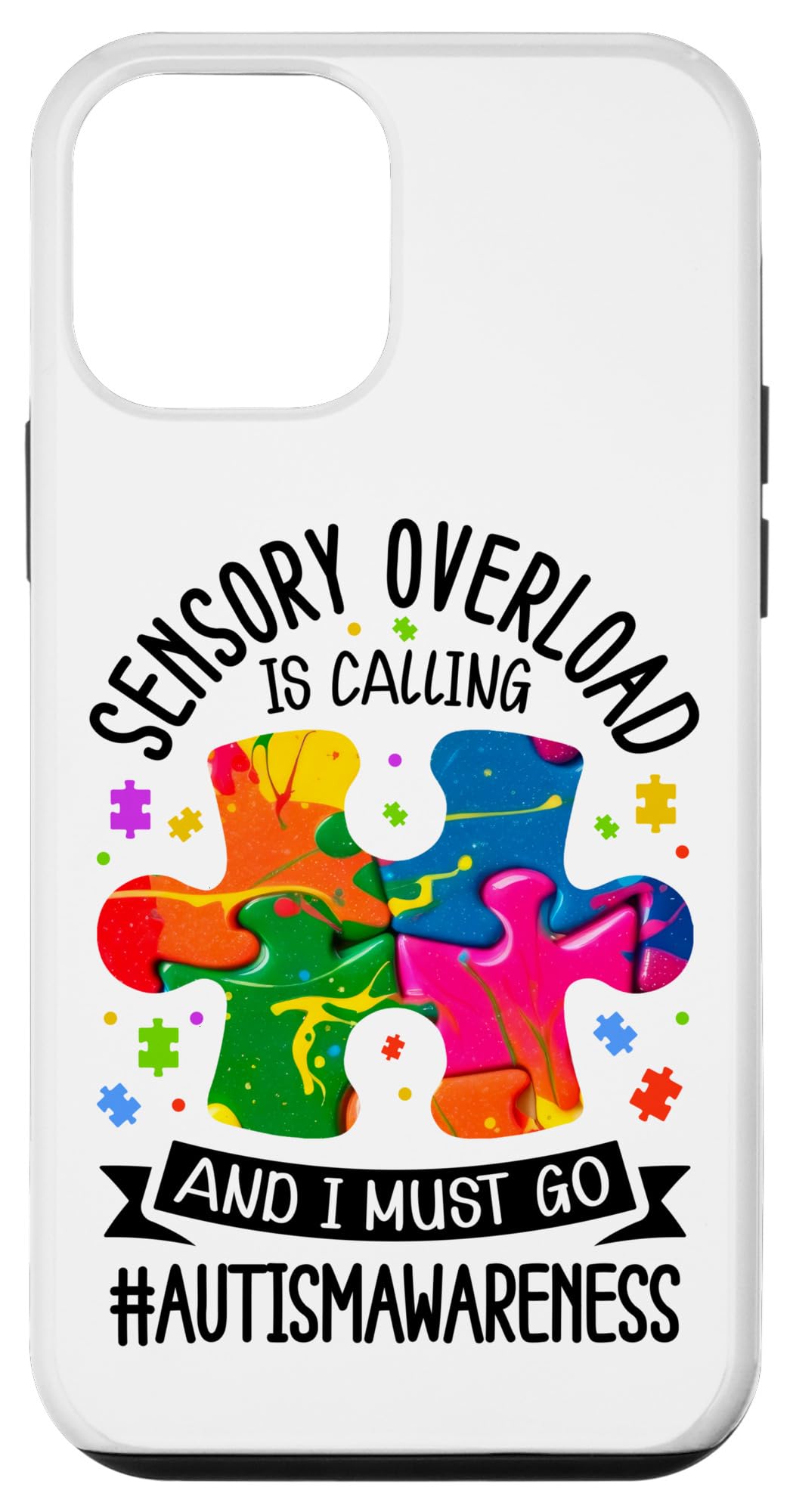 Funny Autism Spectrum Design for Autism Awareness Case for iPhone 12 mini — image 1