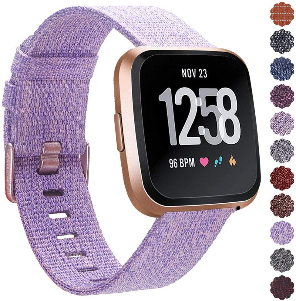 versa lavender woven band