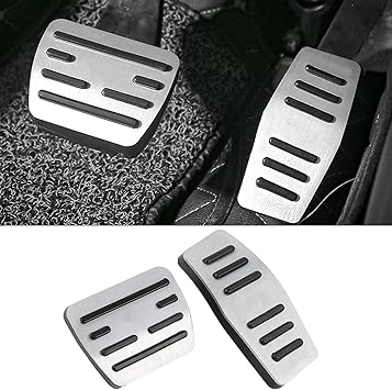 Amazon Com No Drill Gas Brake Pedal Covers Compatible With Jeep Renegade Compass Jaronx Aluminum Alloy Anti Slip Metal Pedals Brake Pedal Pads Compatible With Jeep Renegade 2015 2020 And Compass 2017 2020 Automotive