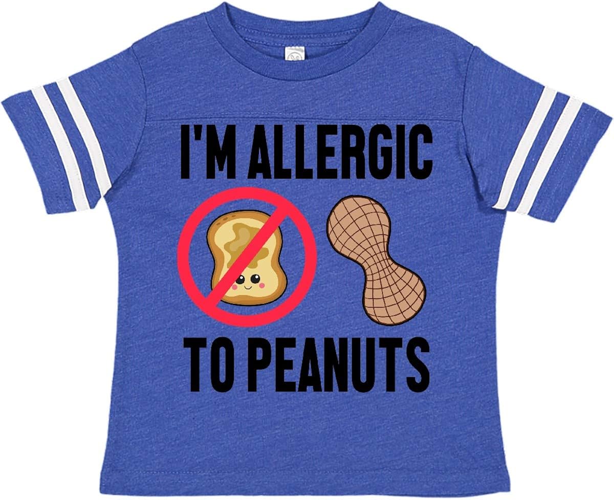 inktastic Im Allergic to Peanuts Food Allergy Awareness Toddler T-Shirt