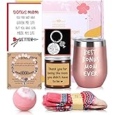 Ithmahco Bonus Mom Christmas Gifts, Step Mom Christmas Gifts, Best Bonus Moms Ever Gift Basket, Stepmom Gift Ideas From Daughter Son