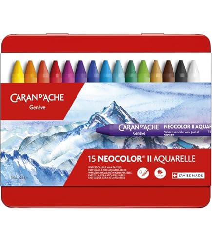 Caran D'Ache Pastel Oleoso Neopastel 24 Cores | Amazon.com.br