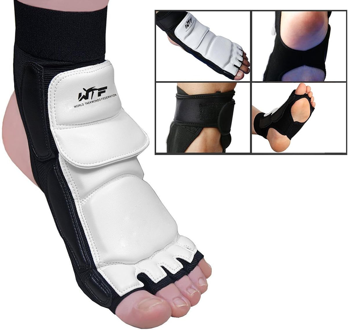 Taekwondo Foot Protector Gear Martial Arts Fight Boxing Punch Bag Sparring: Clothing