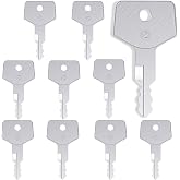 Takeuchi Key H806, 10 Pack 17001-00019 180485 Heavy Equipment Keys | Fit New Holland, Takeuchi, Case, Gehl Ctl Excavator