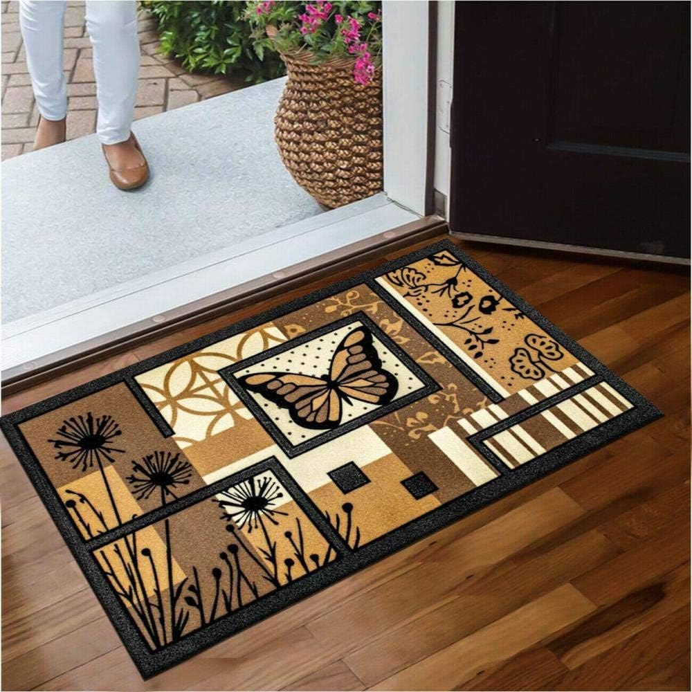 Meijiago B&B Grey Door Mats Indoor Original Cera Rubber Back Anti Slip