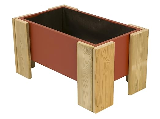 Hortalia Maceto Wood - Huerto Urbano Maceta de Cultivo, 60.50 x 30 ...