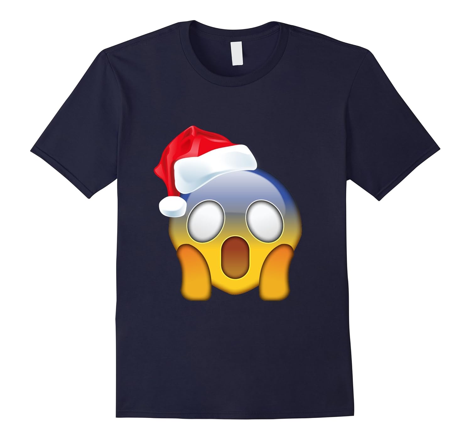 Emoji Cold Sweat Face Shirt Christmas Emoji T Shirt Xmas-ANZ