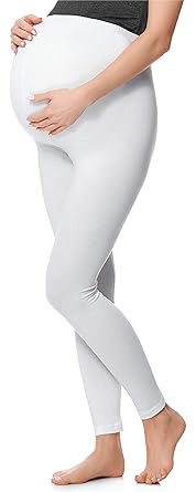 Be Mammy Lange Umstandsleggings aus Baumwolle BE20-230