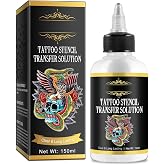Tattoo Stencil Transfer Gel,Professional Tattoo Transfer Lotion Formula for Tattoos Supplies Long-Lasting Stencil Gel Body Paint Art Safe Cream(150ML)