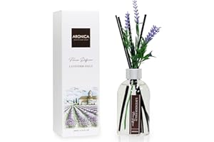 Aronica Bathroom Scent Diffuser, Guest Room Must Haves, Lavender Diffuser, Aesthetic Room Decor, Air Fresheners for Bathroom Long Lasting, Apartment Reed Diffuser Oil, Bedroom Accessories