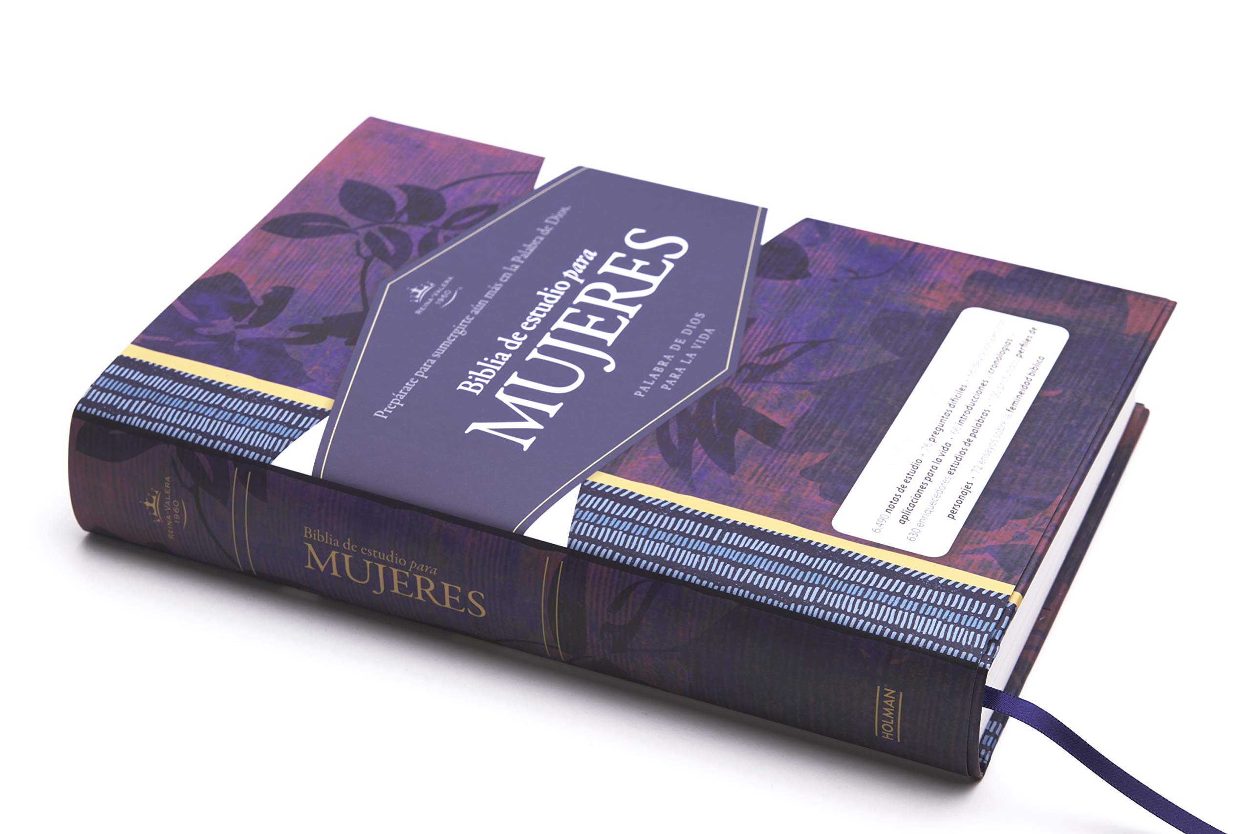 Biblia Reina Valera 1960 de Estudio para Mujeres, Tapa dura | RVR 1960 Women's Study Bible, Hardcover (Spanish Edition) Biblia Reina Valera 1960 de Estudio para Mujeres, Tapa dura | RVR 1960 Women's Study Bible, Hardcover (Spanish Edition) Hardcover