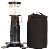 Stansport Propane Mantel Lantern &ndash; Outdoor Light with Adjustable Brightness, Carry Handle, Ventilated Hood, High-Output, Portable, for Emergency, Backpacking, Camping &ndash; Mantels Included