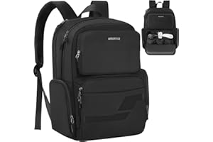 Deegotech Travel Backpack Compatible with PS5/PS5 Pro/PS5 Slim, Protective Travel Carrying Case Bag Compatible with Playstation 5 Console Storage Bag with Multiple Pockets Fit for Accessories/Disc