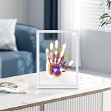 CHERRY CHEERS Family Handprint Kit DIY Frame Non-Toxic Paints Transparent Sheets view 2
