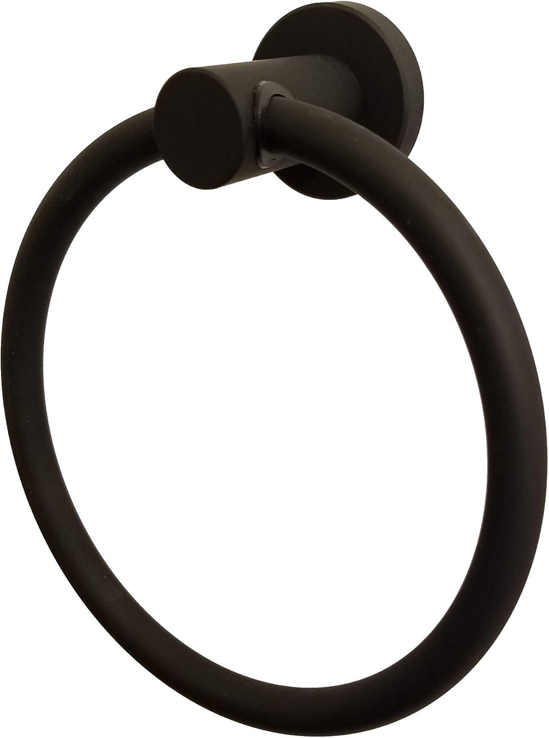 Buona Casa Black Towel Ring - Matte Black Hand Towel Holder for Bathroom or Kitchen is a Circular, Wall Mounted Hand Towel Ring Made from 100% Stainless Steel and has a Luxurious, Soft Touch Finish: Home & Kitchen