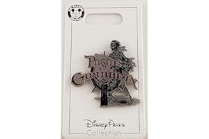 LELTET Disney Pin - Pirates of the Caribbean - Skeleton at the Helm