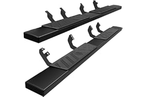 Tyger Auto 6" Riser Running Boards Compatible with 2024-2026 Toyota Tacoma (Fits Hybrid) | Double Cab | TG-RS6T62598 | Side Step Rails Nerf Bars