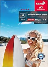 Koala Glossy Photo Paper A3 297x420mm 250gsm 50 Sheets Resin Coated view 1