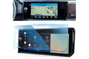WEIPIN 【Smooth as Silk】 13.4" Car Screen Protector for 2022-2024 Sierra 1500 (AT4, AT4X, Denali, Denali Ultimate) and 2024 GMC Sierra 2500HD/3500HD (AT4, AT4X, Denali, Denali Ultimate) Pickup Truck Accessories GPS Navigation Touchscreen 9H Hardness Tempered Glass - HD Clear