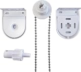 FURNISHED Heavy Duty Roller Blind Fittings White 25 mm Brackets Spare Kit view 2